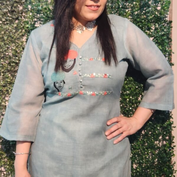 Linen Sardaarji Co-Ord Set