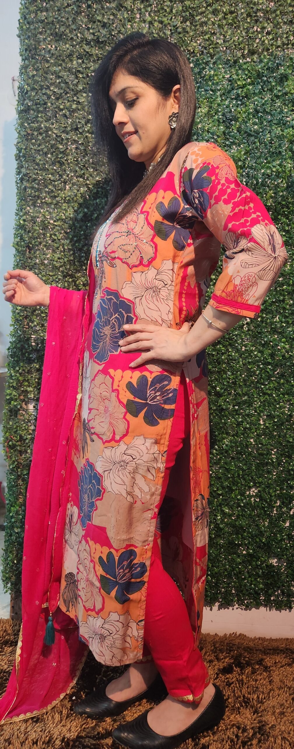 Modal Silk Designer Suit