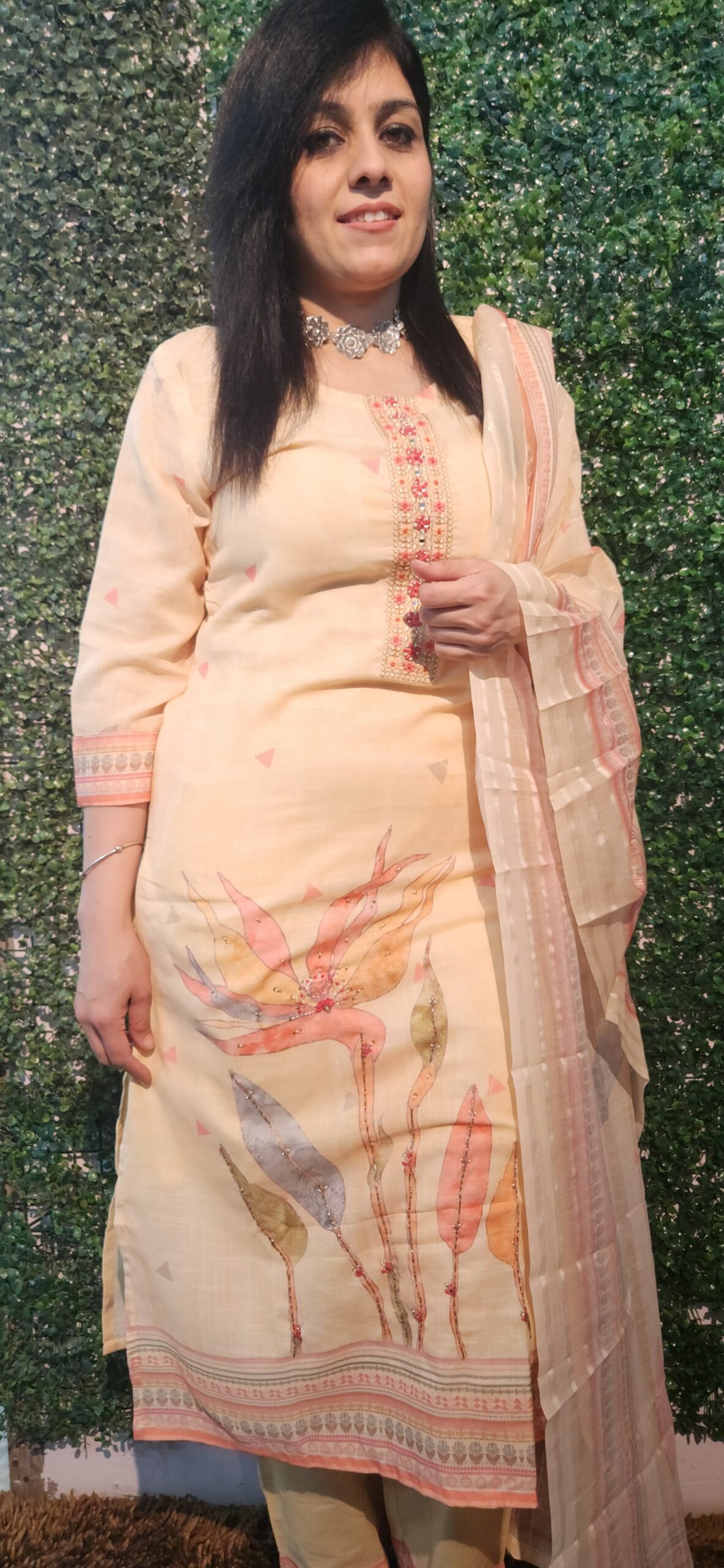 Cotton Linen Fawn Suit