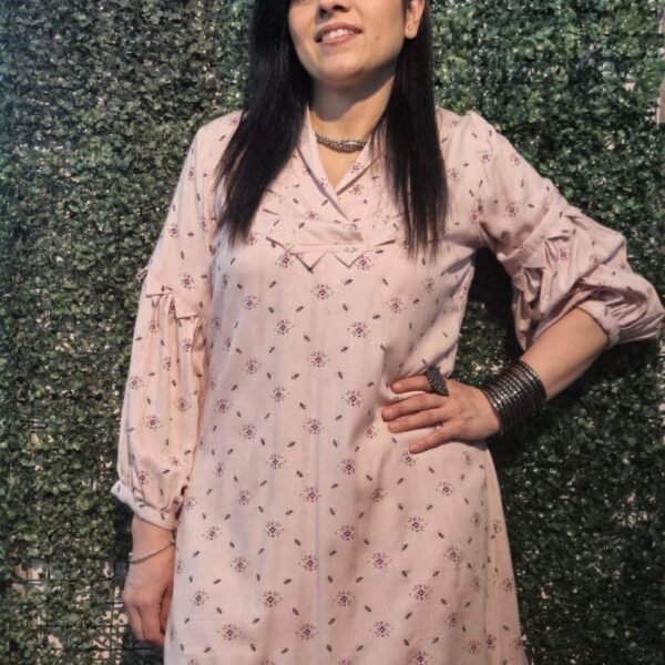 Pink Love - Rayon Floral Print Co-Ord Set